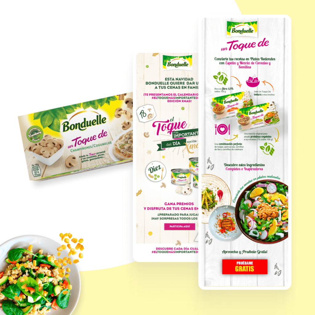 Diseño Newsletter Bonduelle